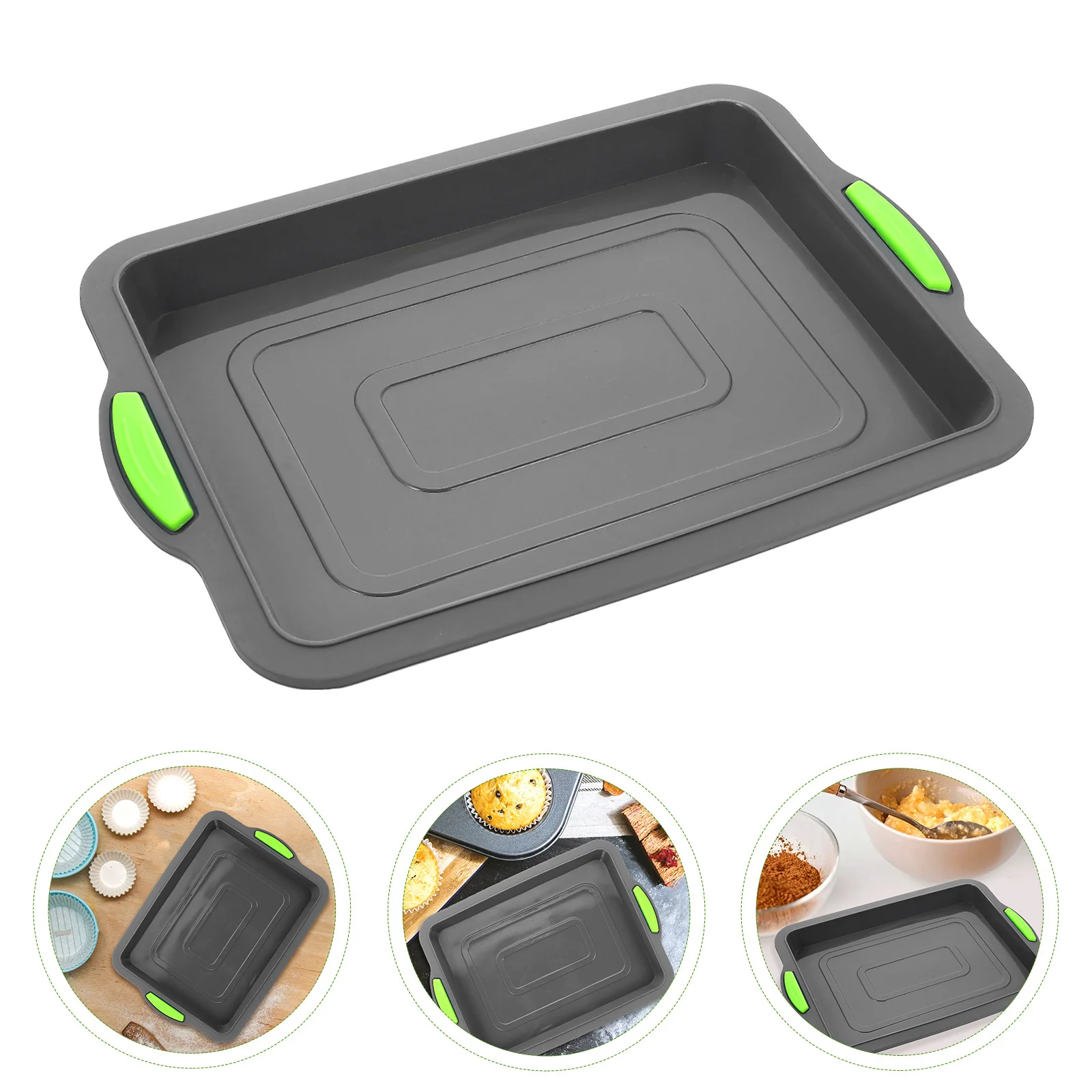 

Bread Mold Long Cooking Bakery Pan Silicone Cake Loaf Home Household for Multi-function Baking Dish