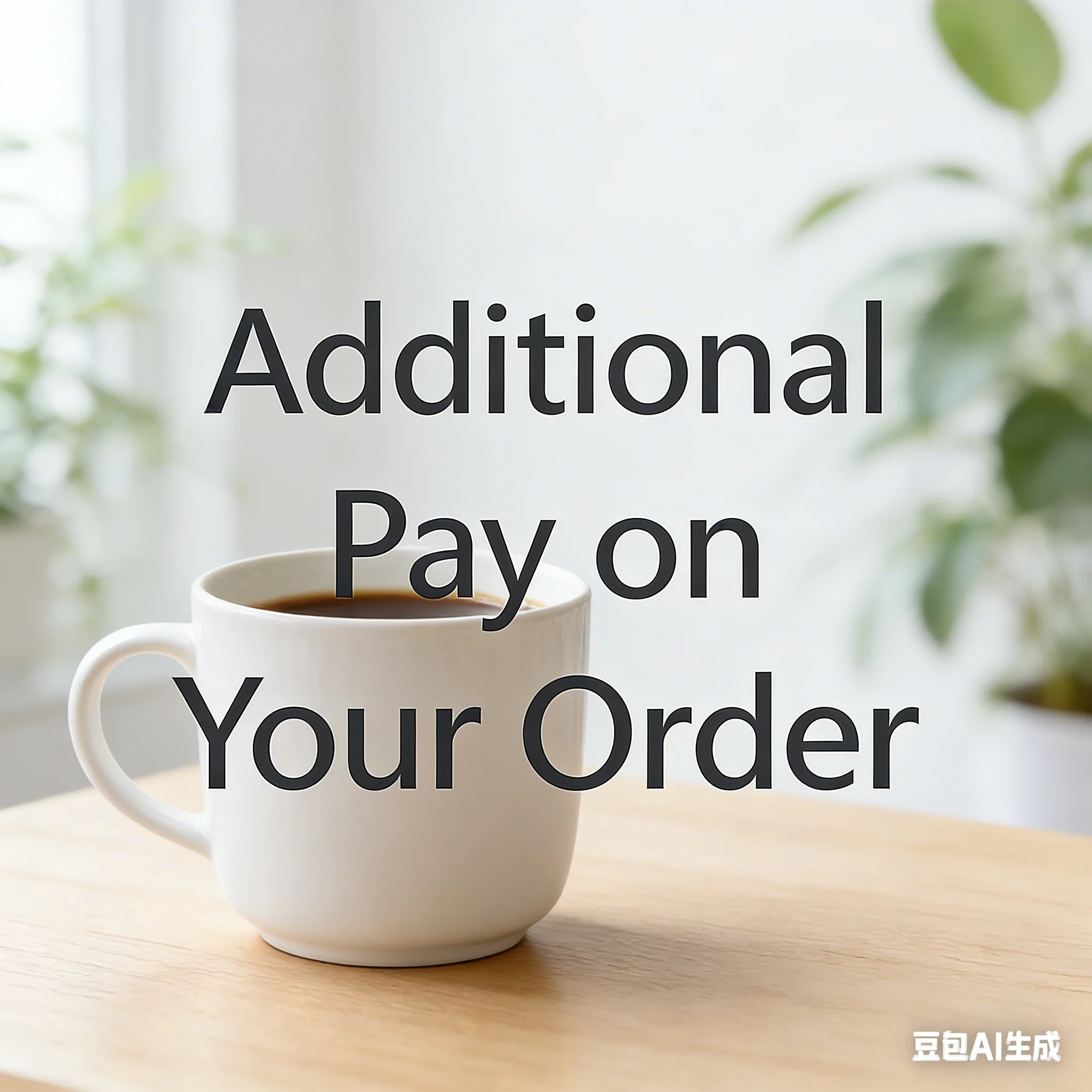 

Additional Pay on Your Order