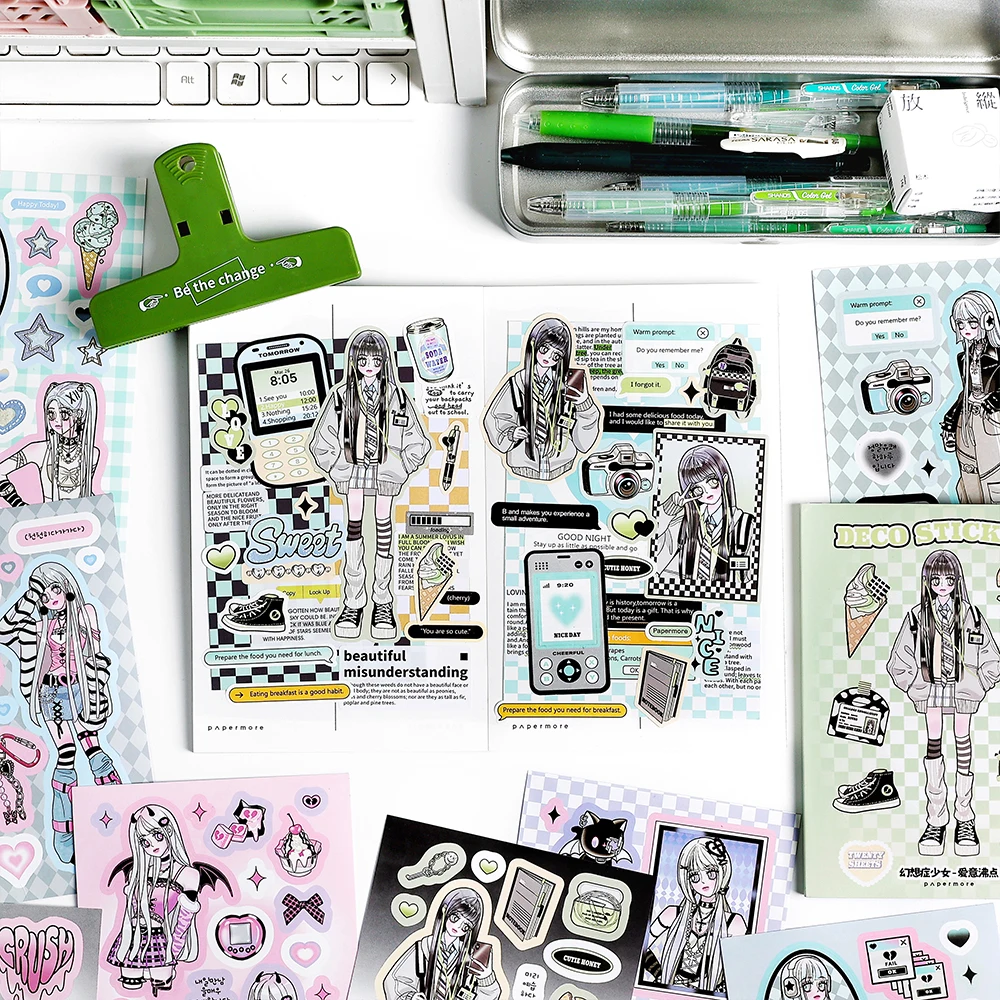 2 pz/lotto fanasia Girl Series Sticker Book