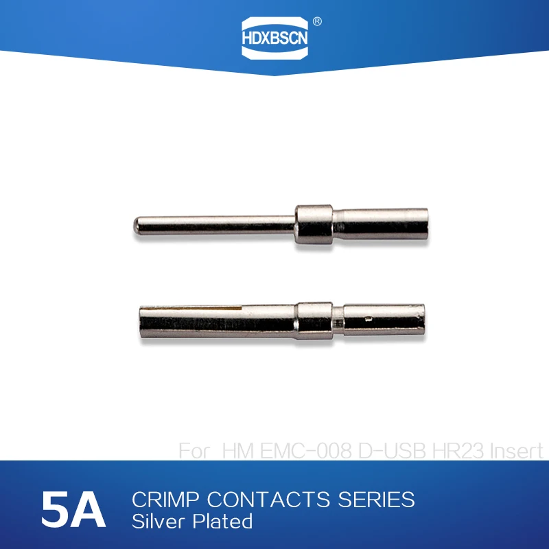 HEAVY DUTY CONNECTOR MALE/FEMALE CRIMP CONTACTS 5A FOR HM MALE/ FEMALE CORE