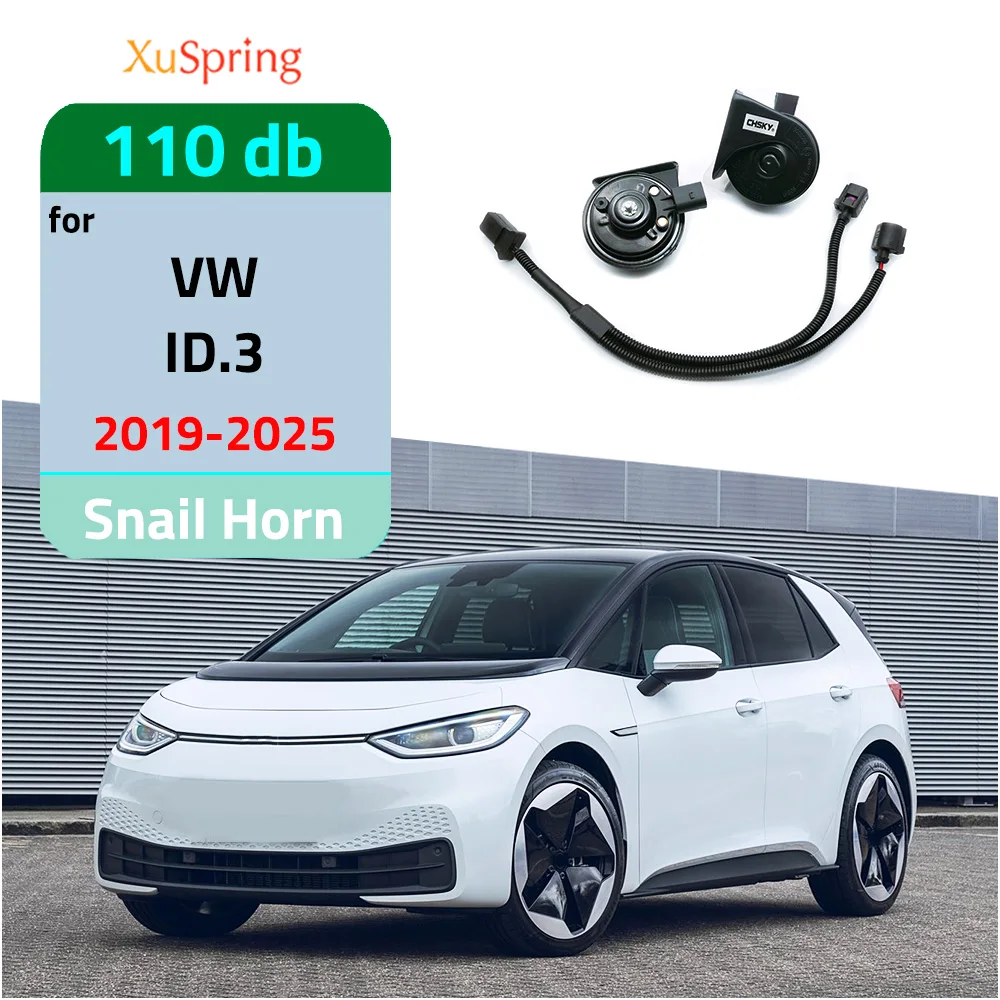 For VW ID.3 2019-2025 Car Snail Type Horn Accessories Modified Tweeter High Bass Styling
