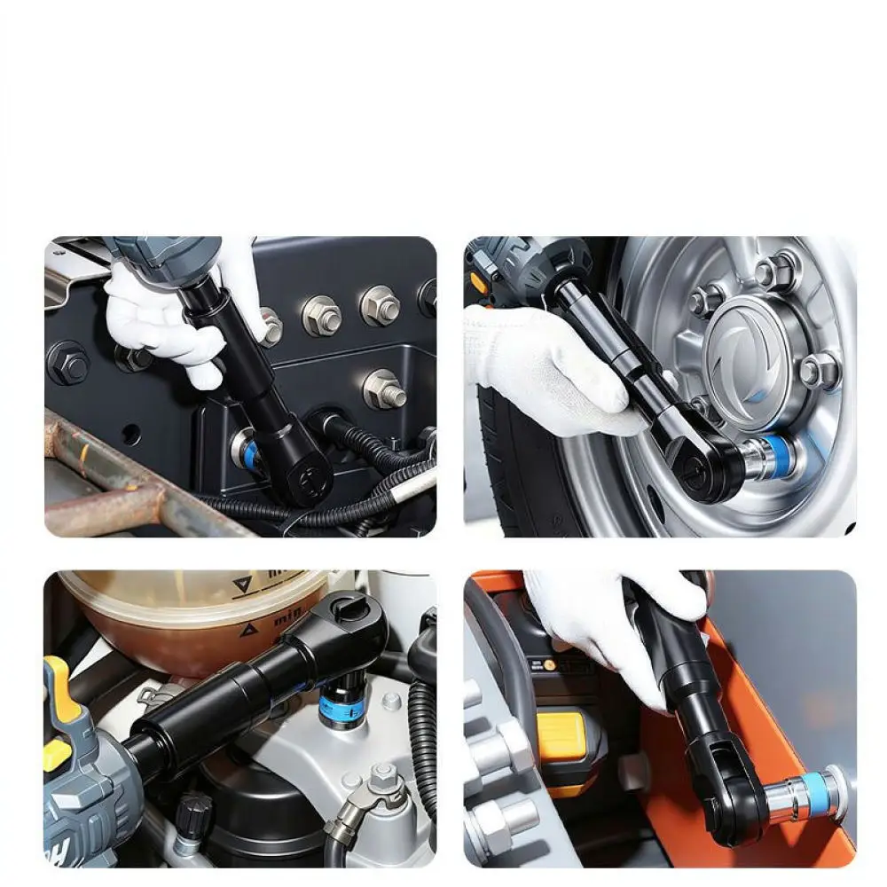 Long Reach Ratchet Wrench Universal Socket Adapter For For Yishun Rotary Tiller Farm Machine Maintenance Repair Hand Tool