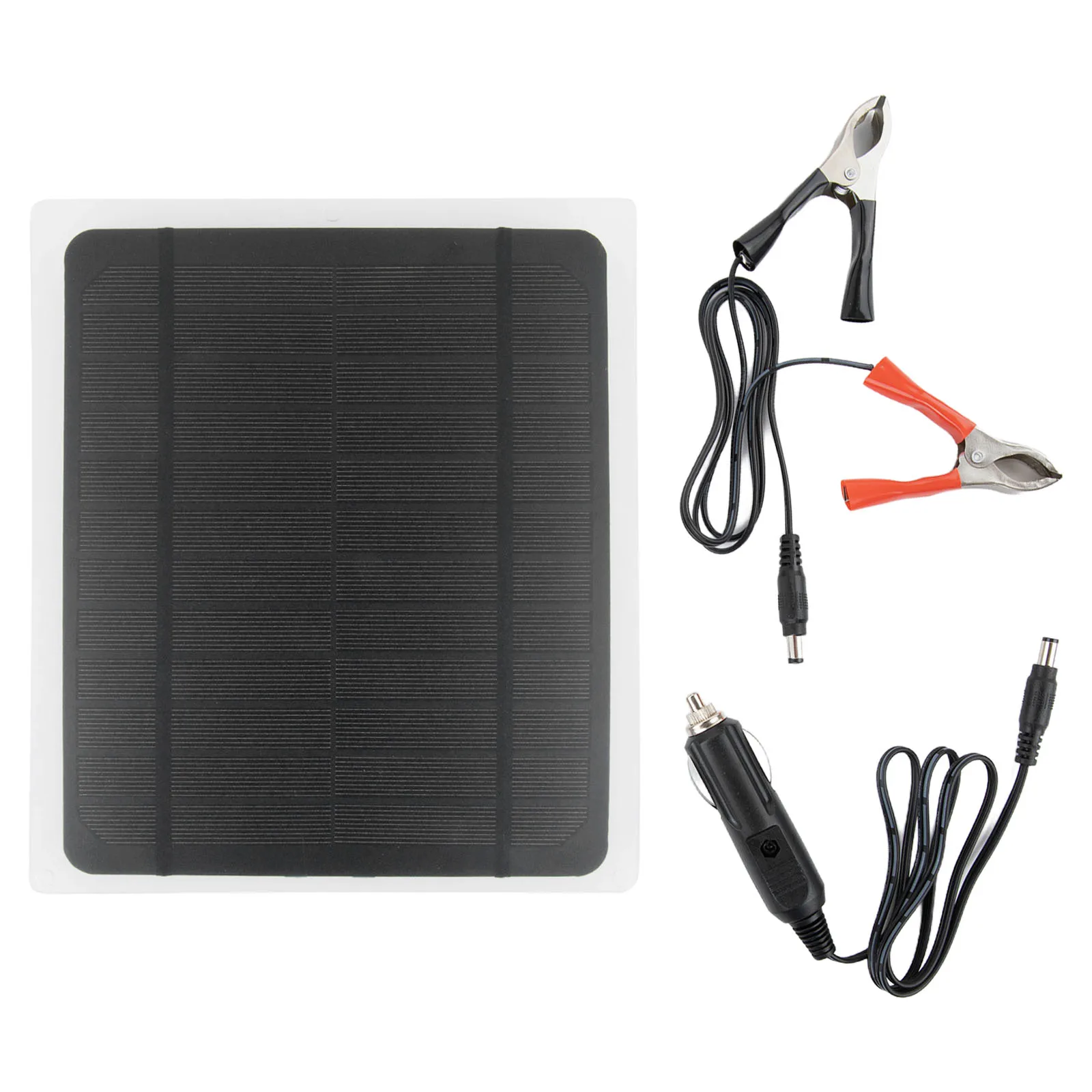 Trickle Charger Portable Solar Panel Camping Easy Installation Monocrystalline Silicon Material Open Circuit Voltage 21V