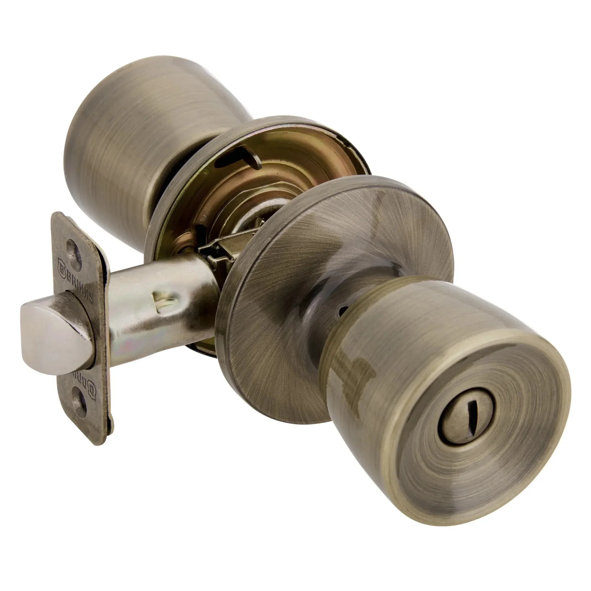 مقبض خصوصية الجرس الكلاسيكي مكون من 4 قطع - أجهزة الباب الداخلية النحاسية العتيقة #5