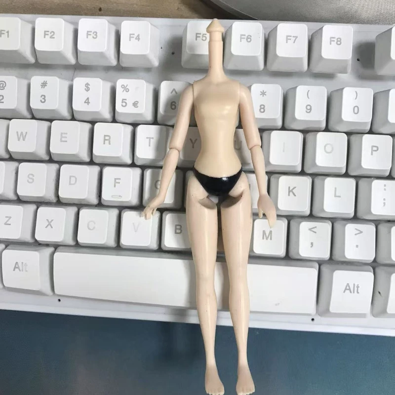 1 Pieces 13.5cm Body Mini Doll's Accessories Multi Joints Movable 1/8 Bjd