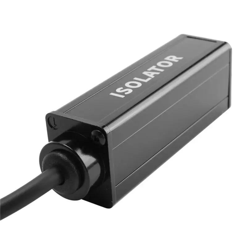 Y47A XLR Audio Isolator, Ground Loop Noise Filter Remover, 3 Pin for Car & Home Audio System, Eliminates Hum & Buzz, Metal Shell