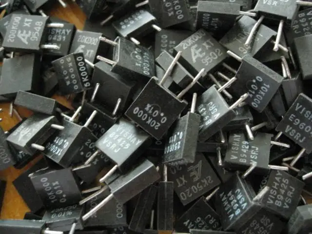 Imagem -02 - Vishay-resistência Não Indutiva Folha de Metal Deriva de Baixa Temperatura Peças Desmontagem ae ra Tcc 15ppm Grau Centígrado
