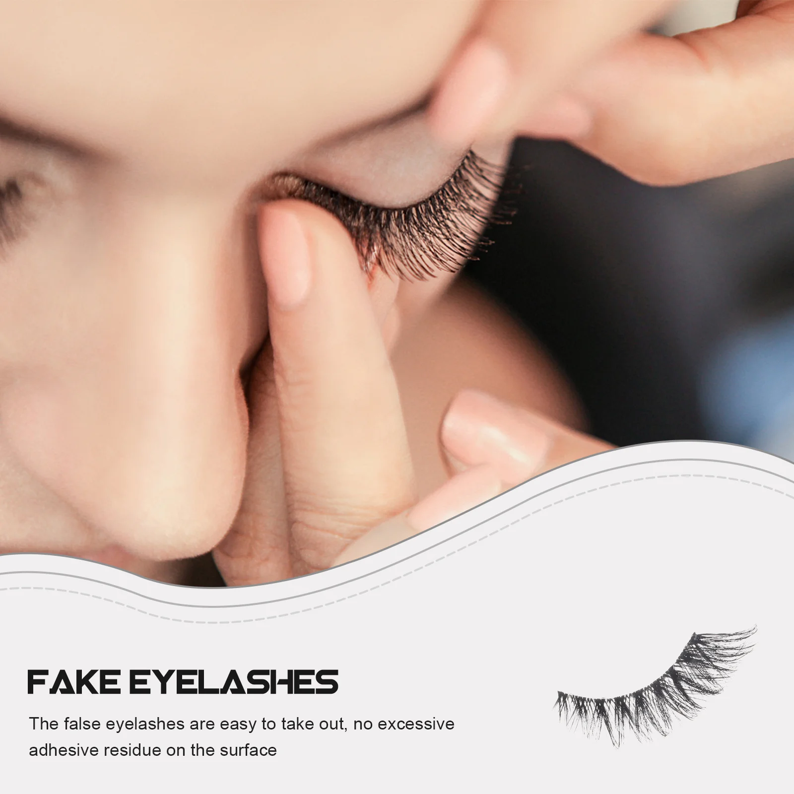 5 Paar künstliche Wimpern, leicht zu entfernen, leichte Wimpernstreifen, natürliches Aussehen, Wimpern-Massen-Set, Wimpern in großen Mengen