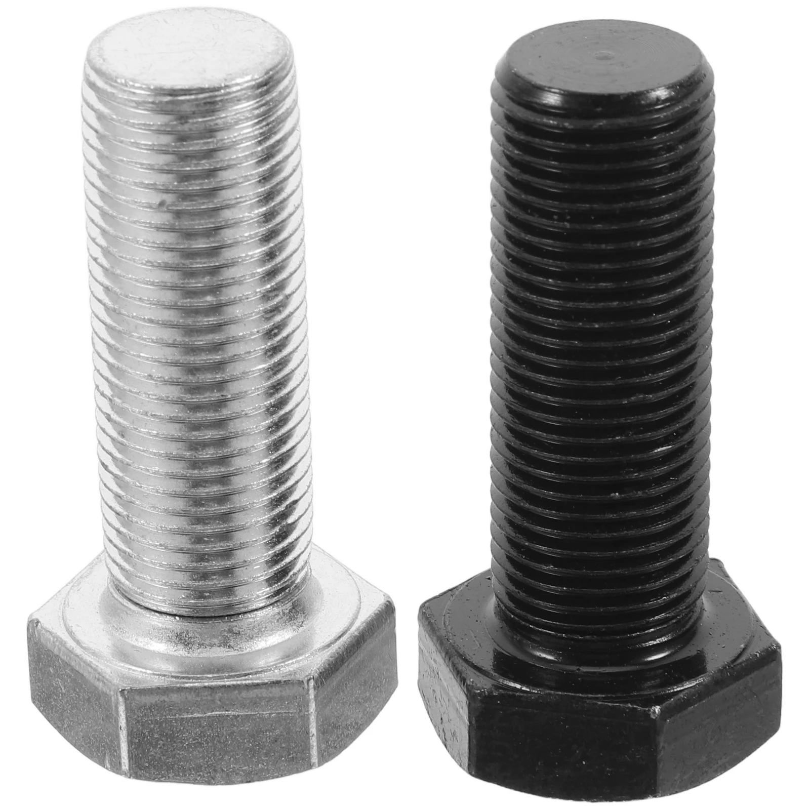 

2 Pcs Outdoor Fake Screw Storage Box Black Silver Waterproof Hidden Case Camping Accessories Key Coin Container