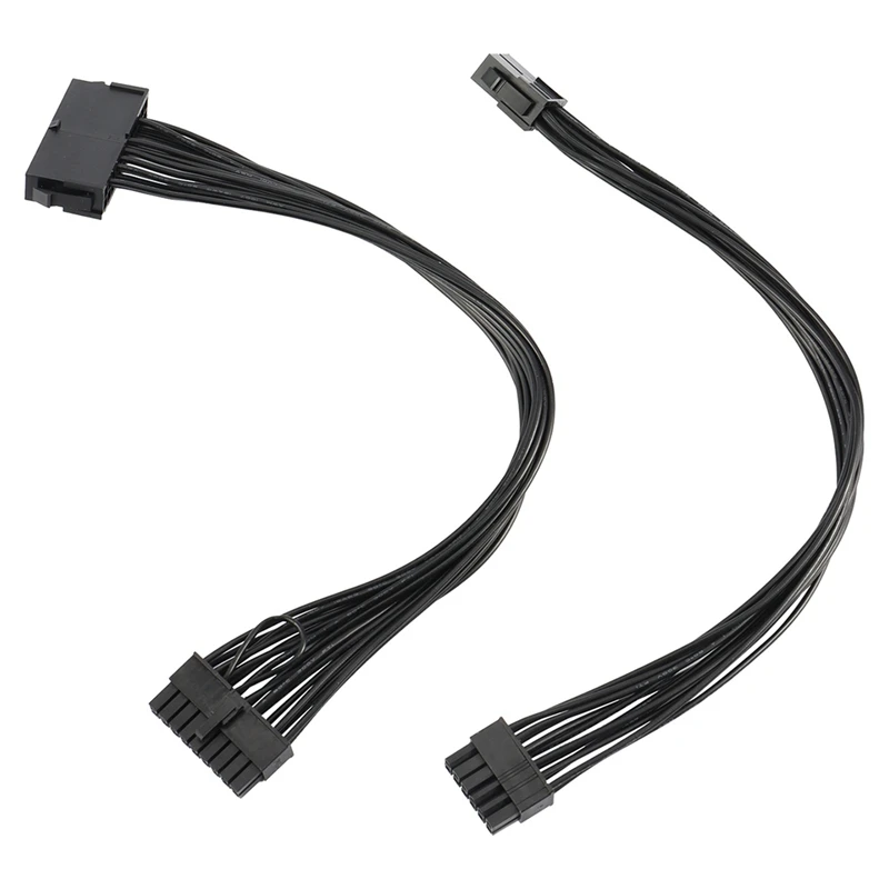 2X ATX 24Pin To 18Pin Adapter Converter Power Cable And 8Pin To 12Pin ATX Adapter Power Cable For HP Z440 Z640