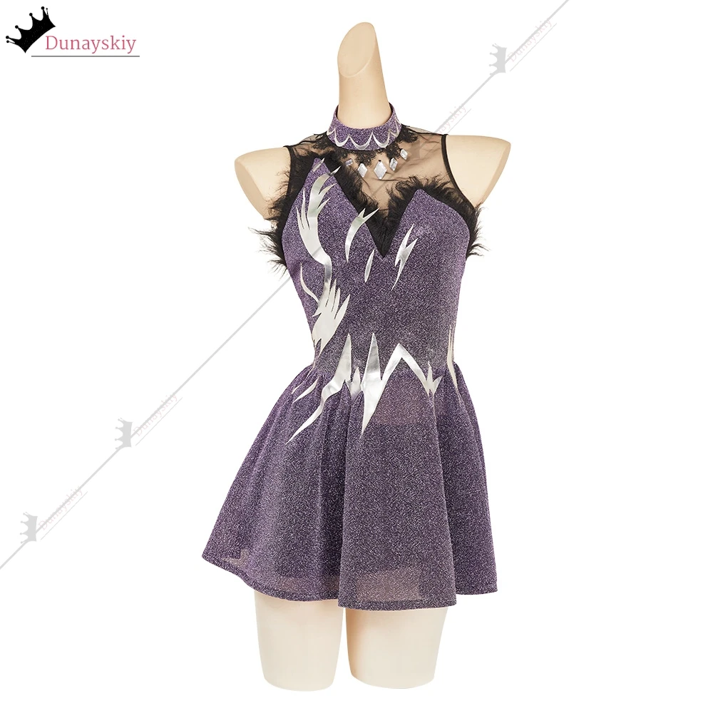 Fantasia anime medalhista hikaru kamisaki cosplay traje feminino vestido luvas role-play outfits halloween carnaval disfarce trajes