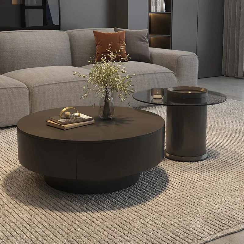 Italian Luxury Coffee Tables Minimalist Modern Nordic Unique Coffee Tables Black Design Mesas De Centro Para Sala Furniture