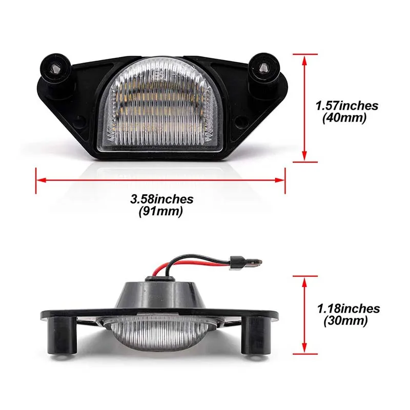 4x Red LED Taillights Assy Kit For Chevrolet Corvette C4 1991-1996 ZR-1 1990-1995 Rear Bumper Car Brake/Turn Signal/Parking Lamp image 3