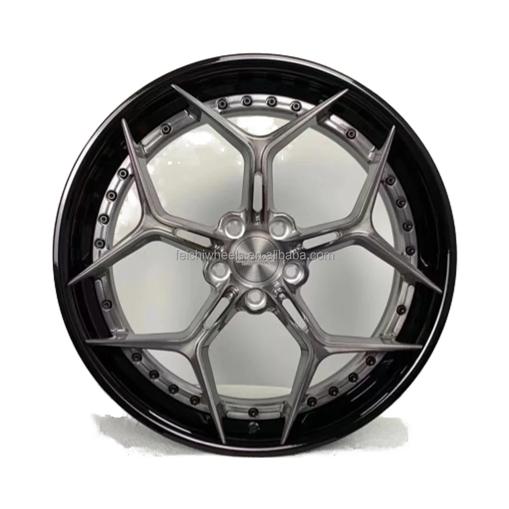 2 Pieces of Forging 5 X120 Forging Car Wheel Hub 18 19 20 21 22 24 Forging 5 X11.3 Wheels of Car