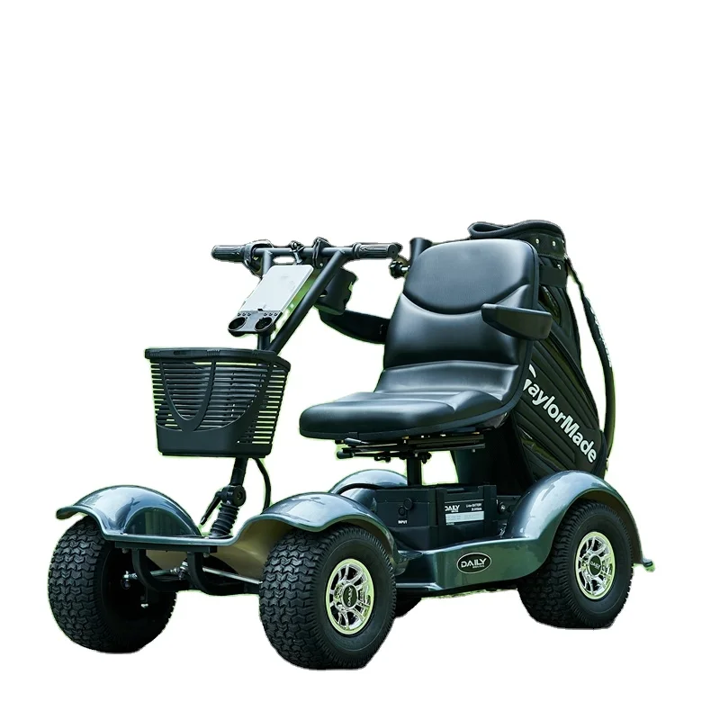

CE Certified Electric Golf Cart 800W Motor Power Four-Wheel Scooter Lithium Battery Single Seater Newest Golf Cart for 150kg Max