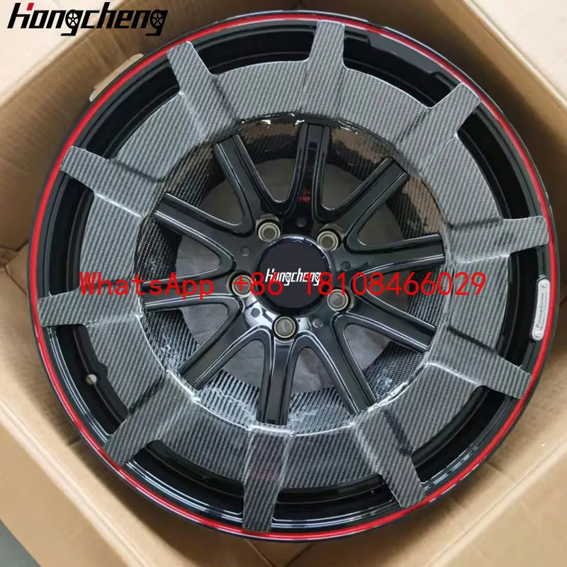 

20-дюймовые двухсоставные кованые диски из матового черного сплава с глубоким конкейвом для легковых автомобилей