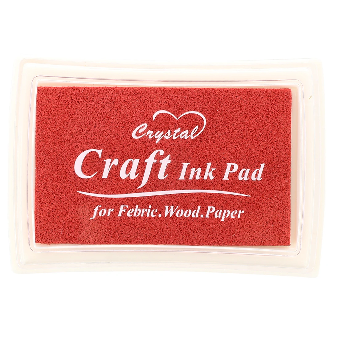 Fingerprint Ink Pad para Crianças, Tinta Cor, Vermelho, Presente