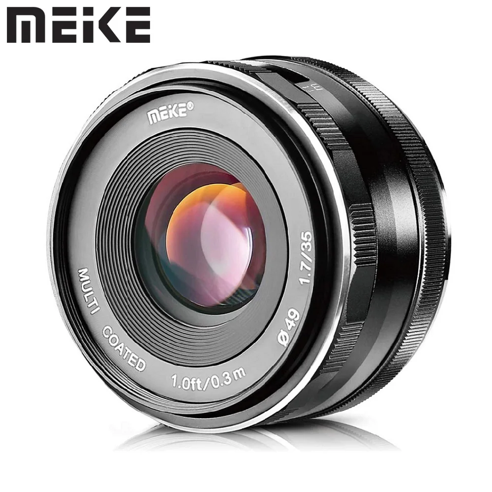 Meike 35mm F1.7 APS-C Manual Fixed Lens for Fujifilm X Mount X-T2 X-T10 X-T20 X-T100 X-Pro1 X-Pro2 X-A1 X-A2 X-A3 X-A5 X-H1 X-E1