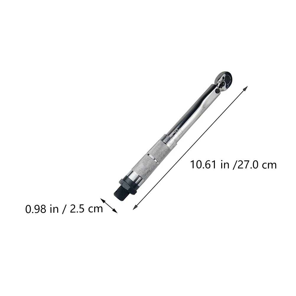 Chiave dinamometrica regolabile da 25 Nm per auto Auto Moto Azione liscia Tensione a cricchetto Acciaio al cromo vanadio Utensile manuale Auto