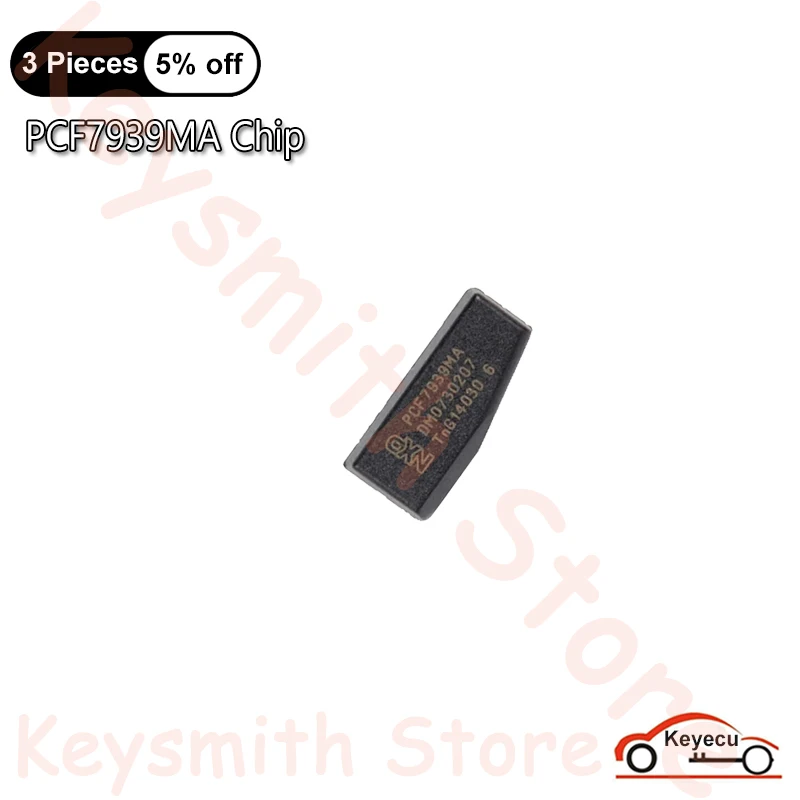 KEYECU PCF7939MA TP39 PCF7939 7939MA Car Key Chip Blank Transponder Chip for Fiat Toro mobi Renault BB20 chip