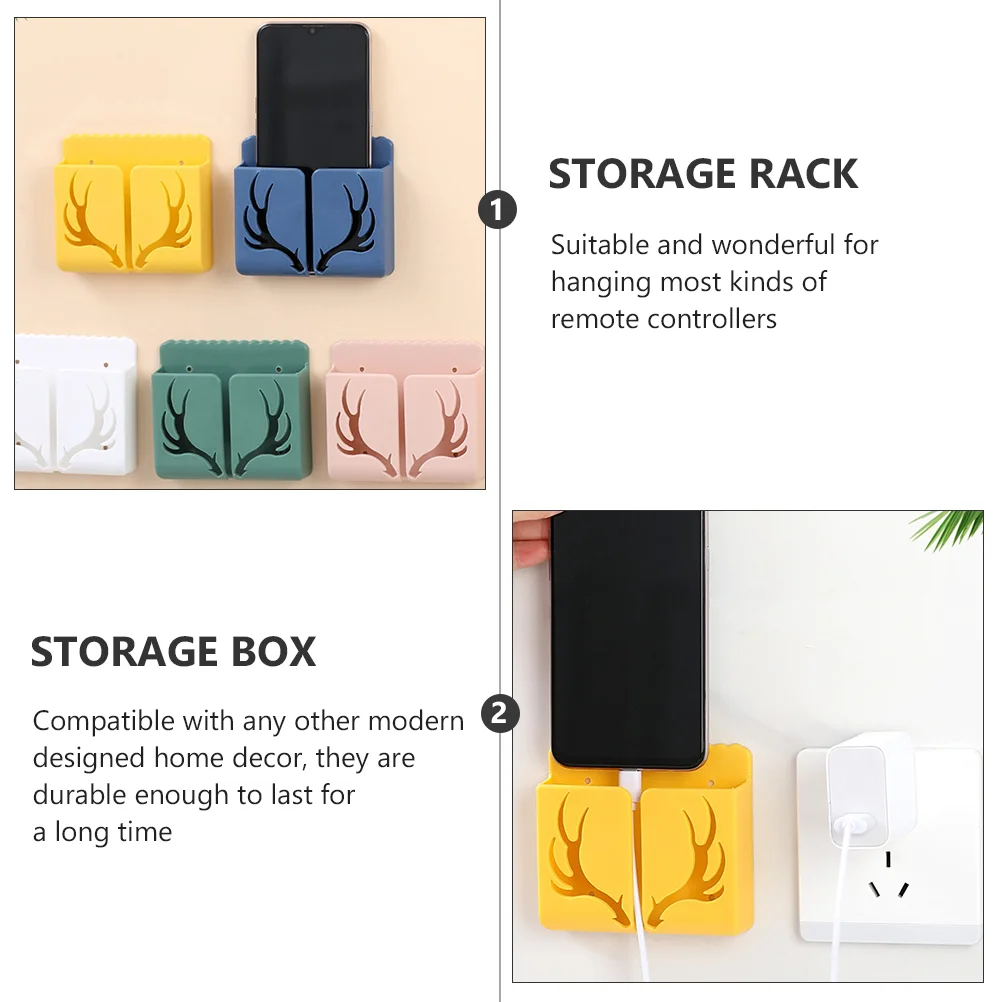 Wire Wall Storage Box Bedroom Remote Controller Holder Wireless Wifi Router Shelf