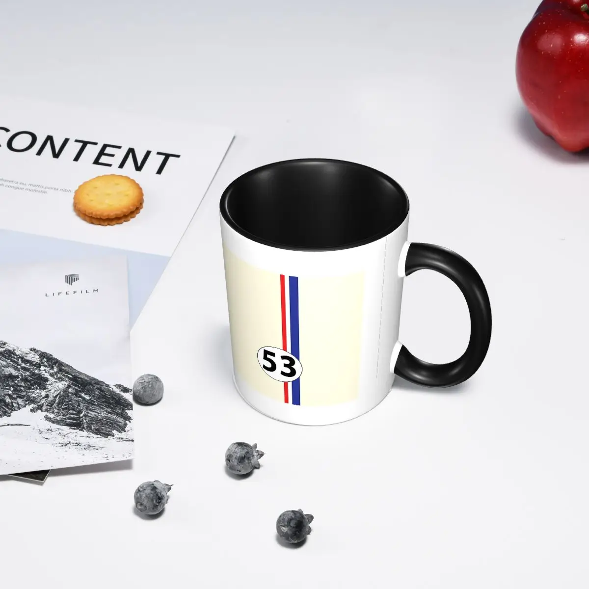 

Кружка Herbie, номер 53, забавные керамические кофейные чашки, чайные кружки, чашка для молока, посуда для напитков, подарки для женщин и мужчин