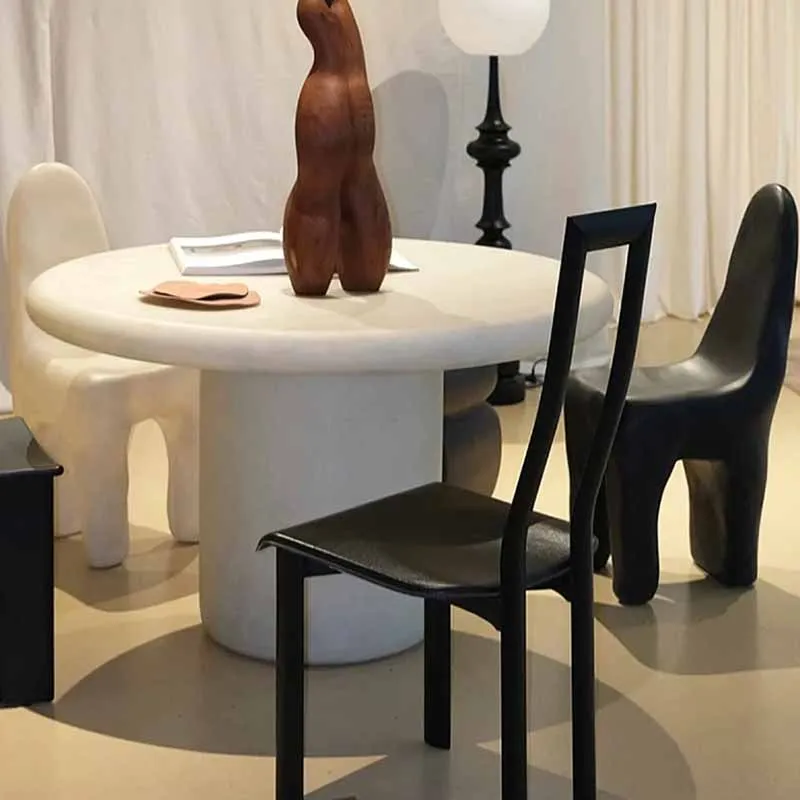 مطعم طاولة طعام مستديرة الحديثة الطابق نمط تصميم المطبخ طاولة طعام غرفة المعيشة خدمة فاخرة موبليس الأثاث الفريد