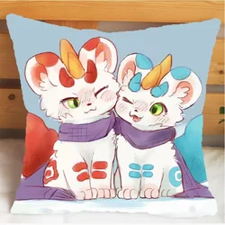 Fabulous Beasts Pillow and Pillowcase Cushion Cover Case Double Sided Printing Decorative Throw Pillows 40x40cm