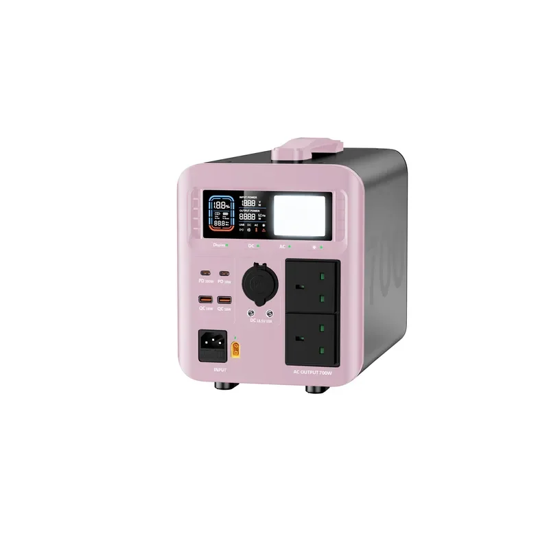 Outdoor Portable Power Station LiFePO4 UPS Bidirectional Inverter PD Fast Charge DC Stabilized Emergency Backup Power