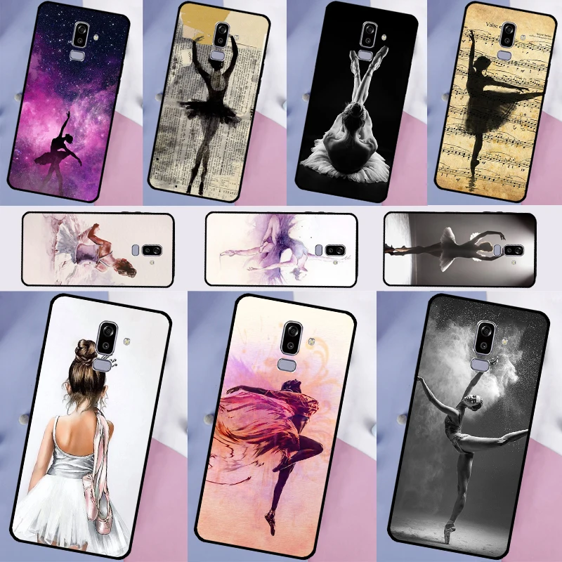 Ballerina Girl Dancing Case For Samsung Galaxy J3 J5 J7 2017 J1 A3 A5 2016 A7 A9 J8 J6 J4 A6 A8 Plus 2018 Funda