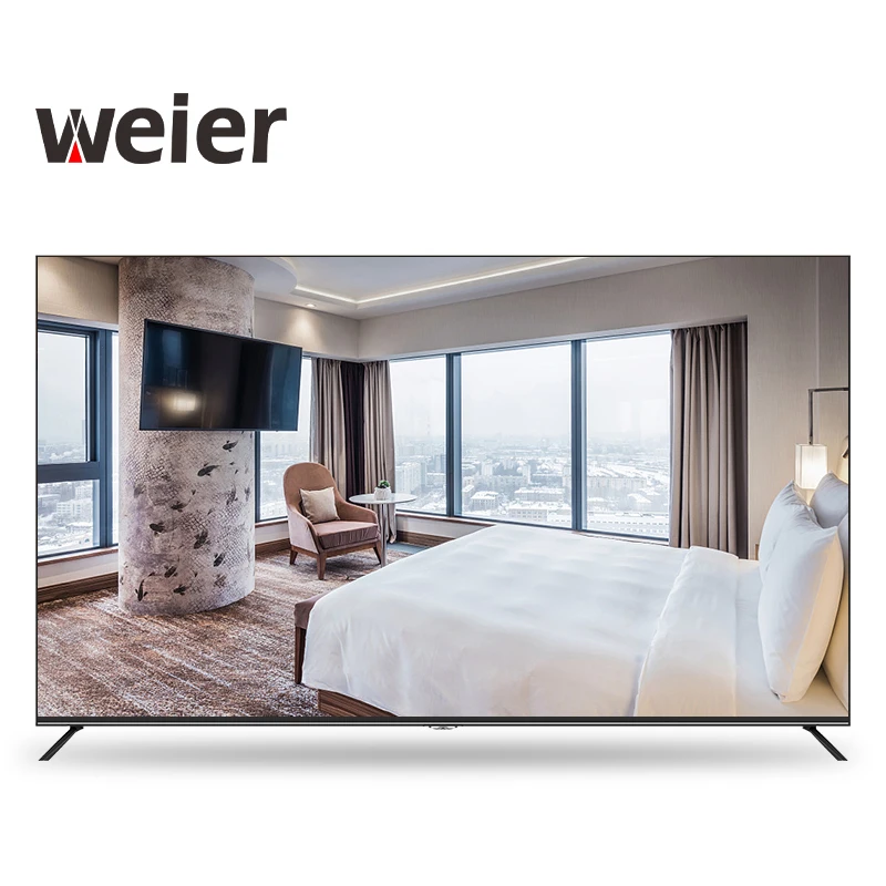 Weier LED TV  50nch android smart television wholesale Full LCD office hotel tv