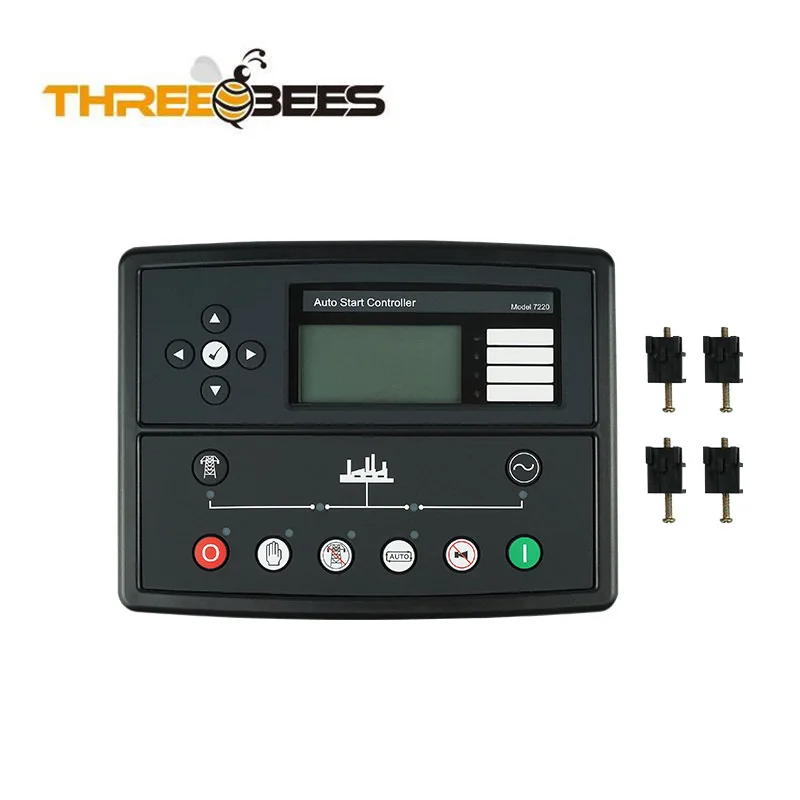 Generator Set Controller DSE7220 kontrol Panel kontrol mulai sendiri layar kontrol