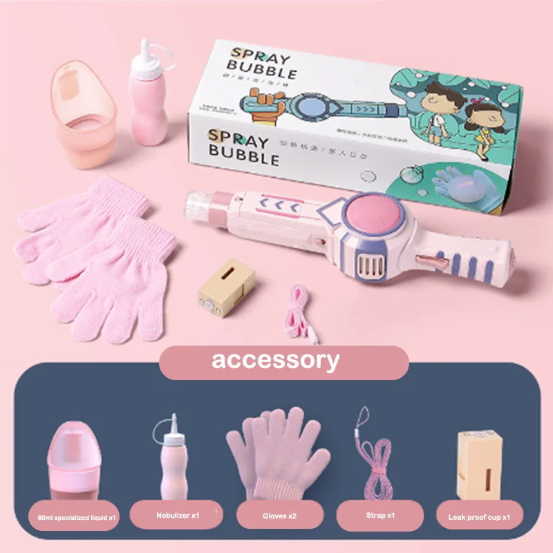 自動バブルブロワーバブルワンドバブルブロワー弾性バブル喫煙杖屋外パーティー子供の誕生日プレゼント