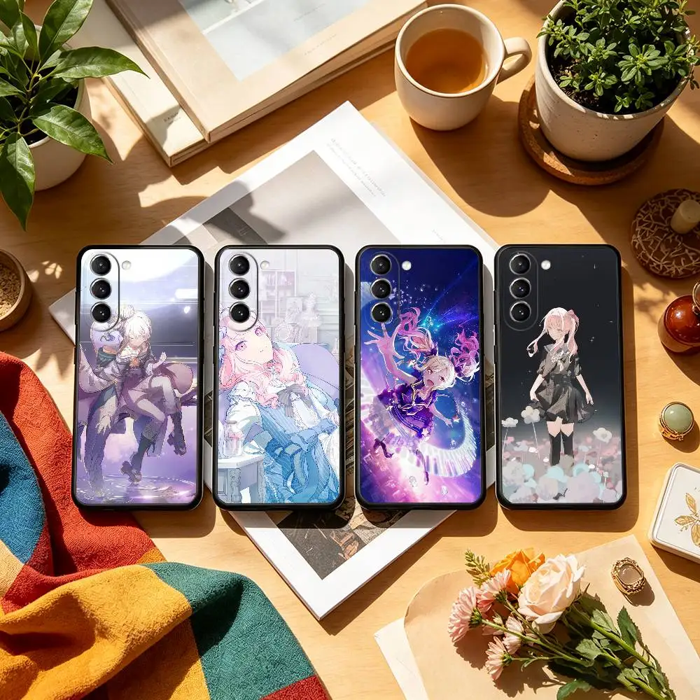 Project SEKAI Mizuki Akiyama  Phone Case Black Silicone Soft For Samsung S26,S25,S24,S23,S22,S21,S30,Ultra,Plus,Fe,Lite