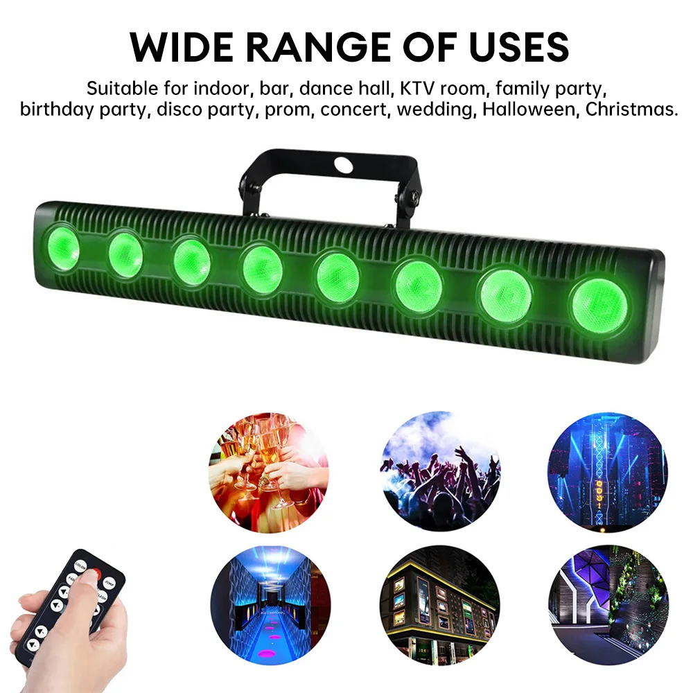 Imagem -02 - Impermeável Dmx Wall Wash Lamp 8led Stage Light Outdoor Led Wall Washer dj Disco Party Dance Bar e Holiday 4in 1