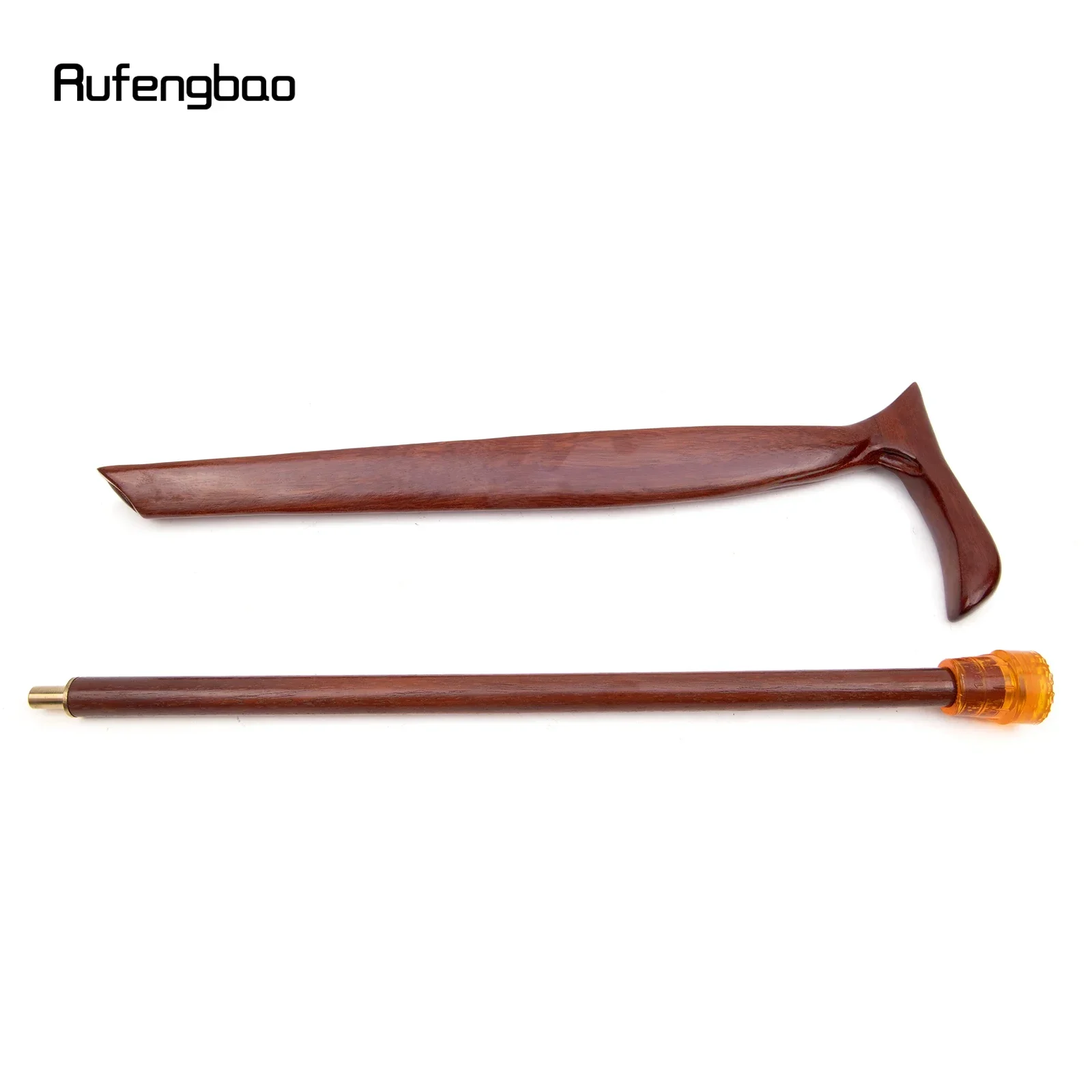 أحمر خشبي T شكل موضة عصا للمشي ديكور مصاص دماء تأثيري حفلة الخشب عصا للمشي Steampunk والاستخدام اليومي 93 سنتيمتر