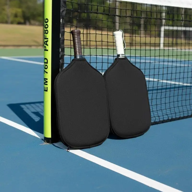 Pickleball Paddle Neoprene Case Waterproof for Standard Paddles Lightweight Guard for Court Sports