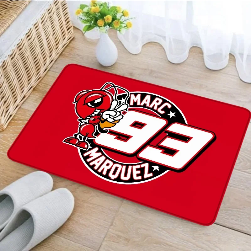 Halllway Carpet Marc Marquez 93 Entrance Doormats Non-slip Bedroom Mat Kitchen Floor Mat Flannel Living Room Decor Bathroom Rugs