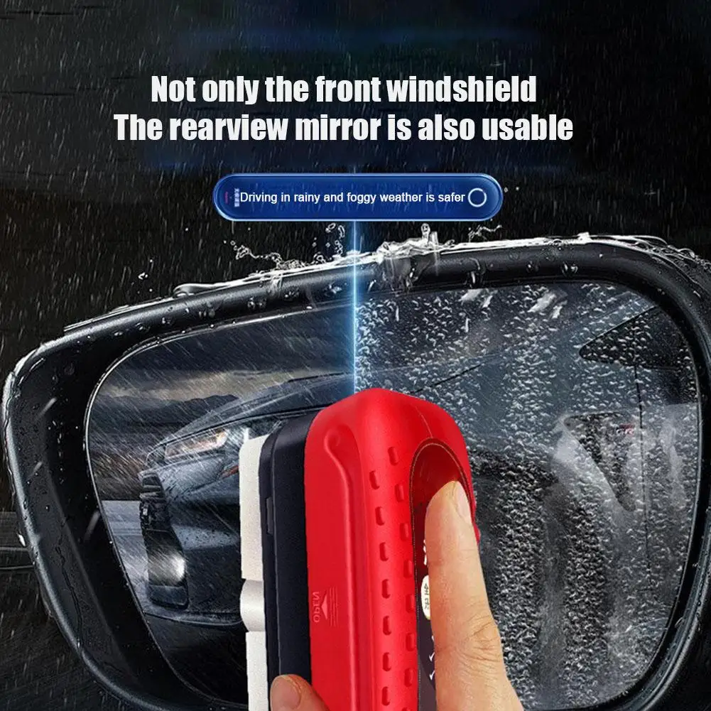 Car windshield oil film remover for rainy days auto window clear vision Hydrophobic coating strong dirt removal cleaning brush image 2