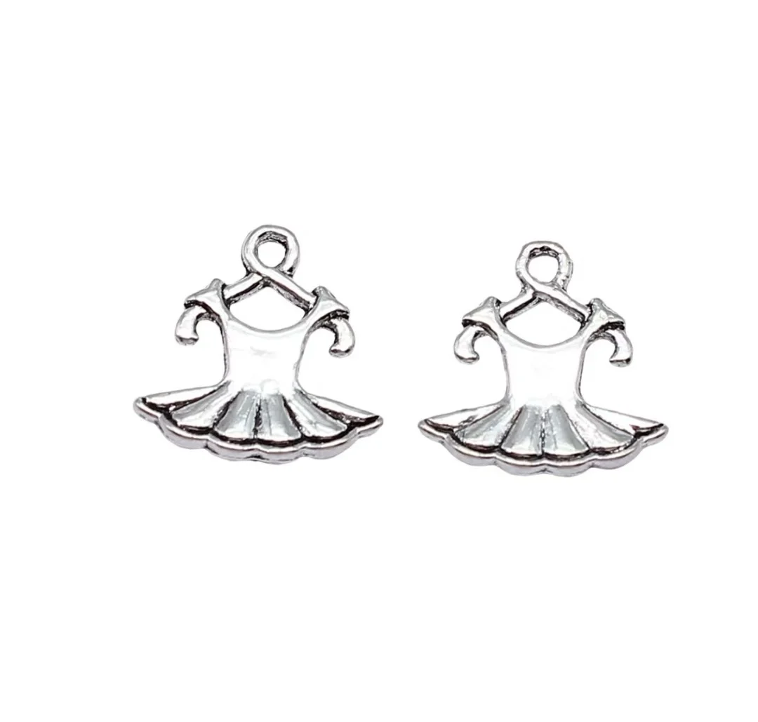 

25pcs 16x16mm Zinc alloy metal tibetan silver plated charm T0753 for jewelry making