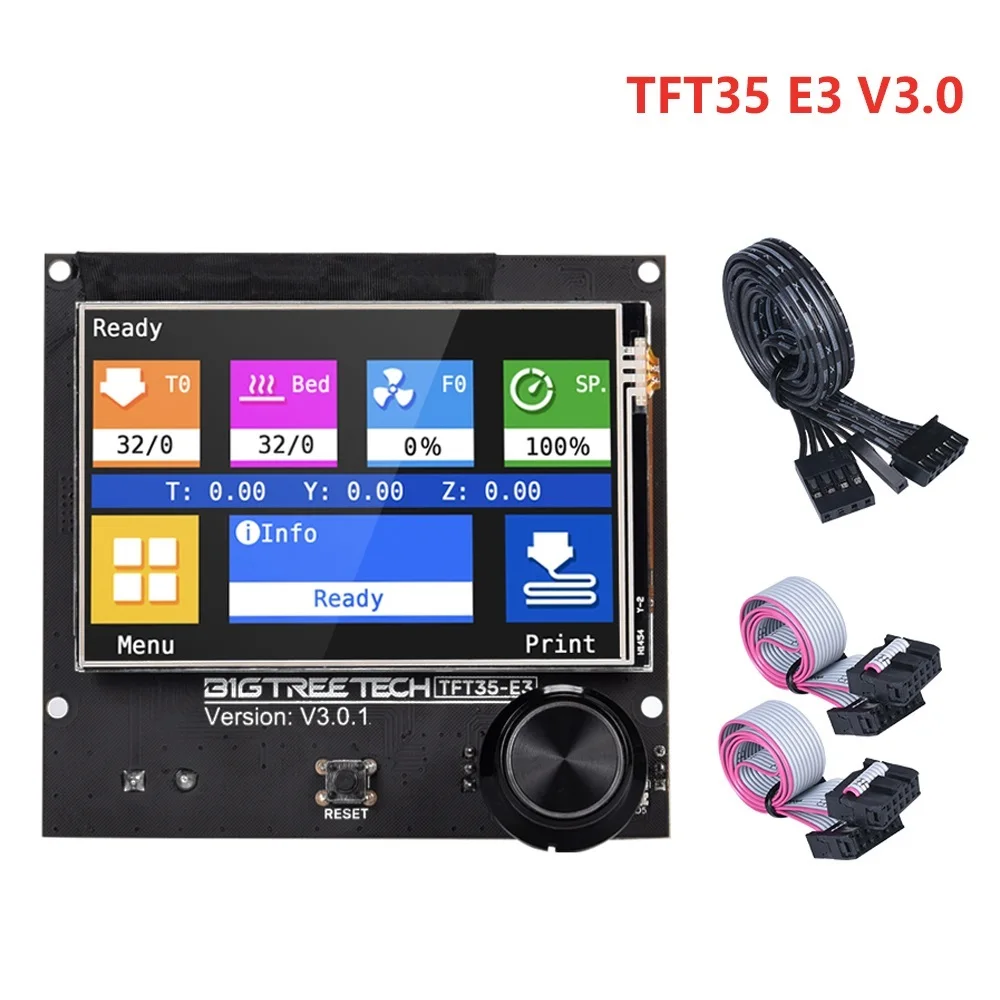 

New TFT35 E3 V3.0 Touch Screen 12864 LCD Display WIFI Module For SKR Mini E3 V3.0 Octopus Pro Ender3 CR10 3D Printer