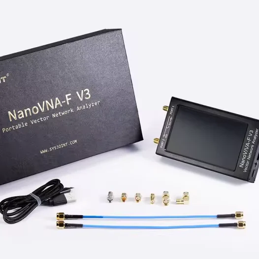 Handheld Vector Network Analyzer 1MHz-6GHz NanoVNA-F V3 Upgrade of NanoVNA Antenna Analyzer MF/LF/HF/VHF/UHF