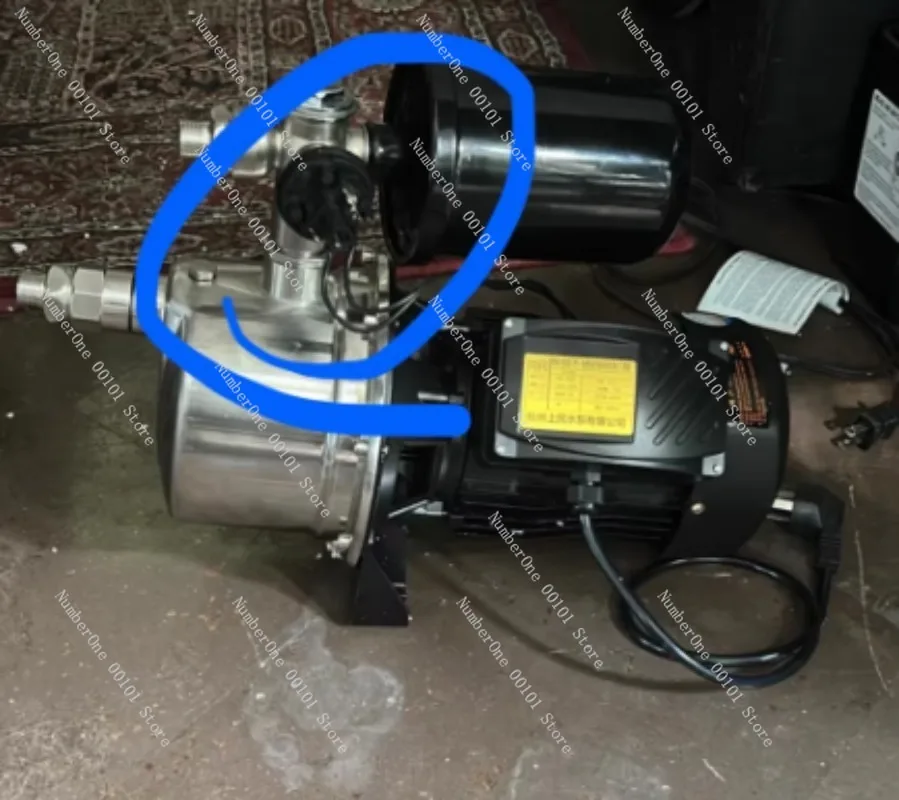 Stainless Steel Self-Priming Booster Pump, 220V Fully Automatic for Household Water Well & Garden