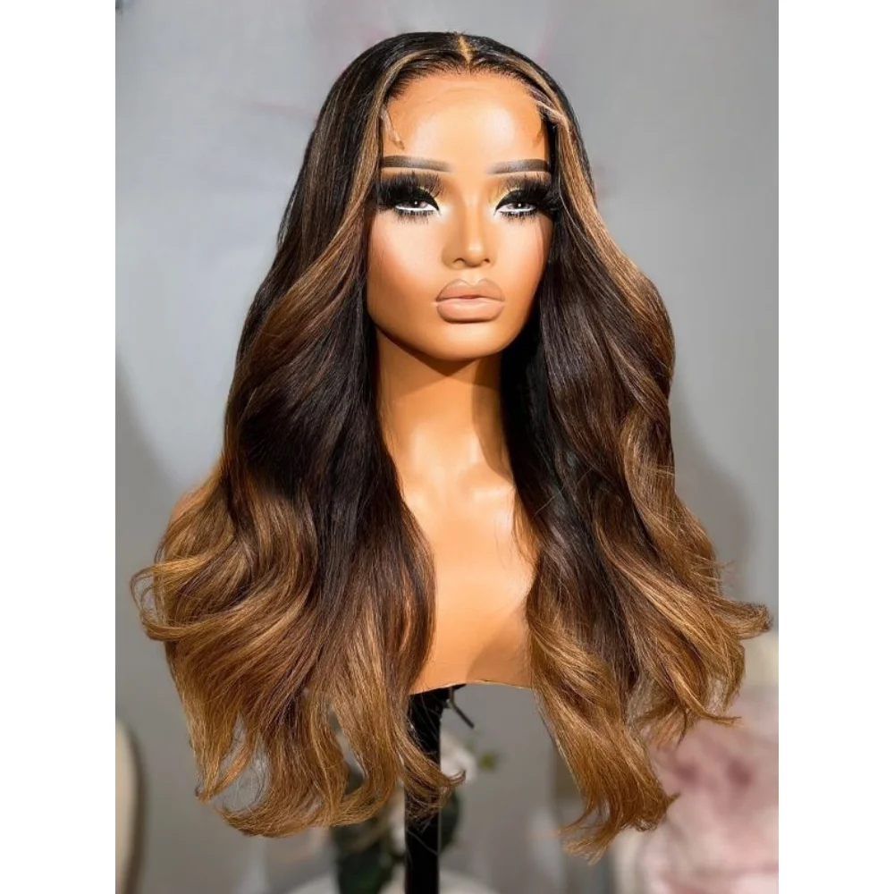 

Выделите блондинку, объемная волна, плотность 180, 28 дюймов, бесклеевой длинный кружевной парик из натуральных волос 5x5, шелковая основа для женщин, детские волосы, предварительно выщипанные, ежедневно