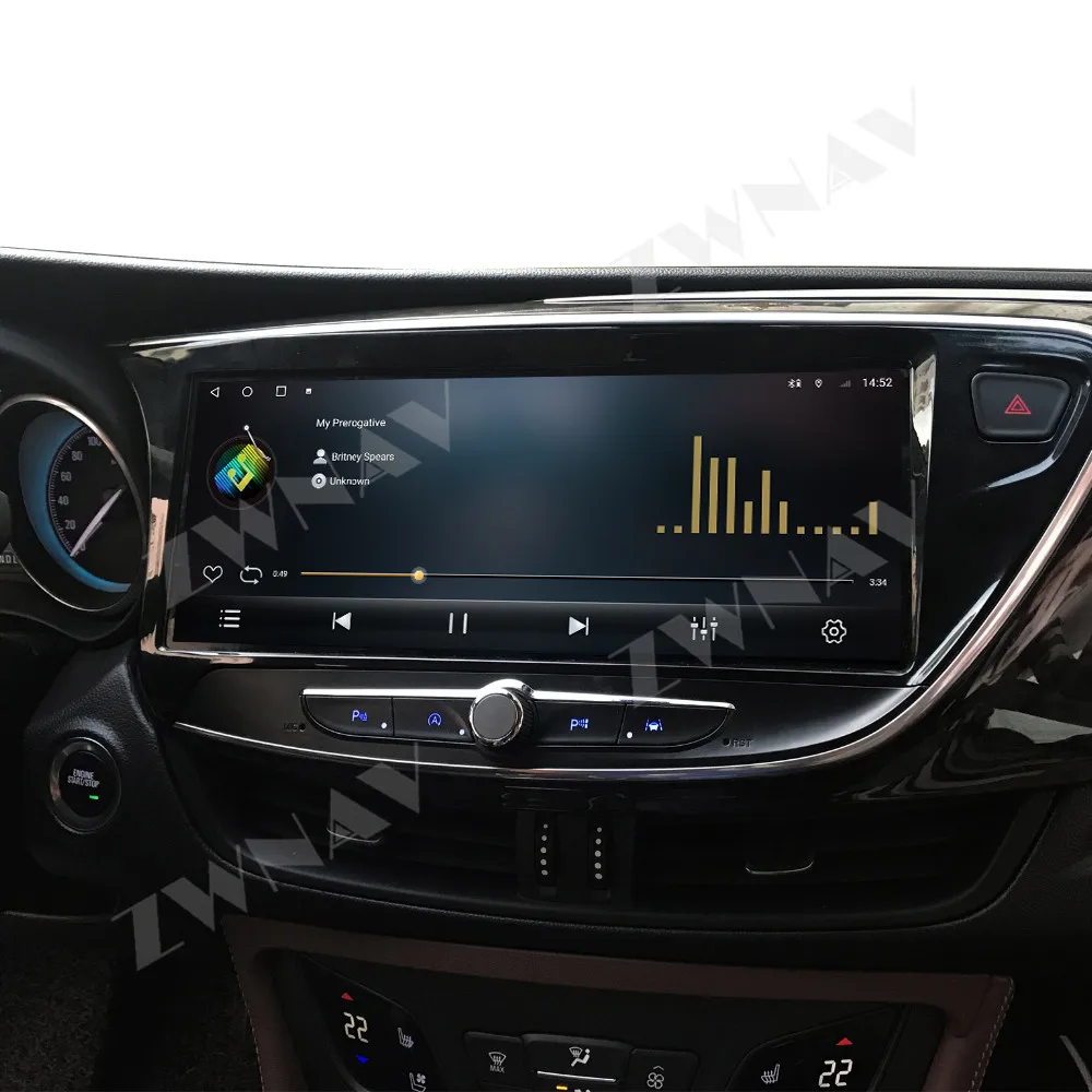 ZWNAV Android 14 Car Radio For Buick Envision 2014-2017 Wireless CarPlay Android Auto DSP Sound GPS Navigation WIFI 4G System