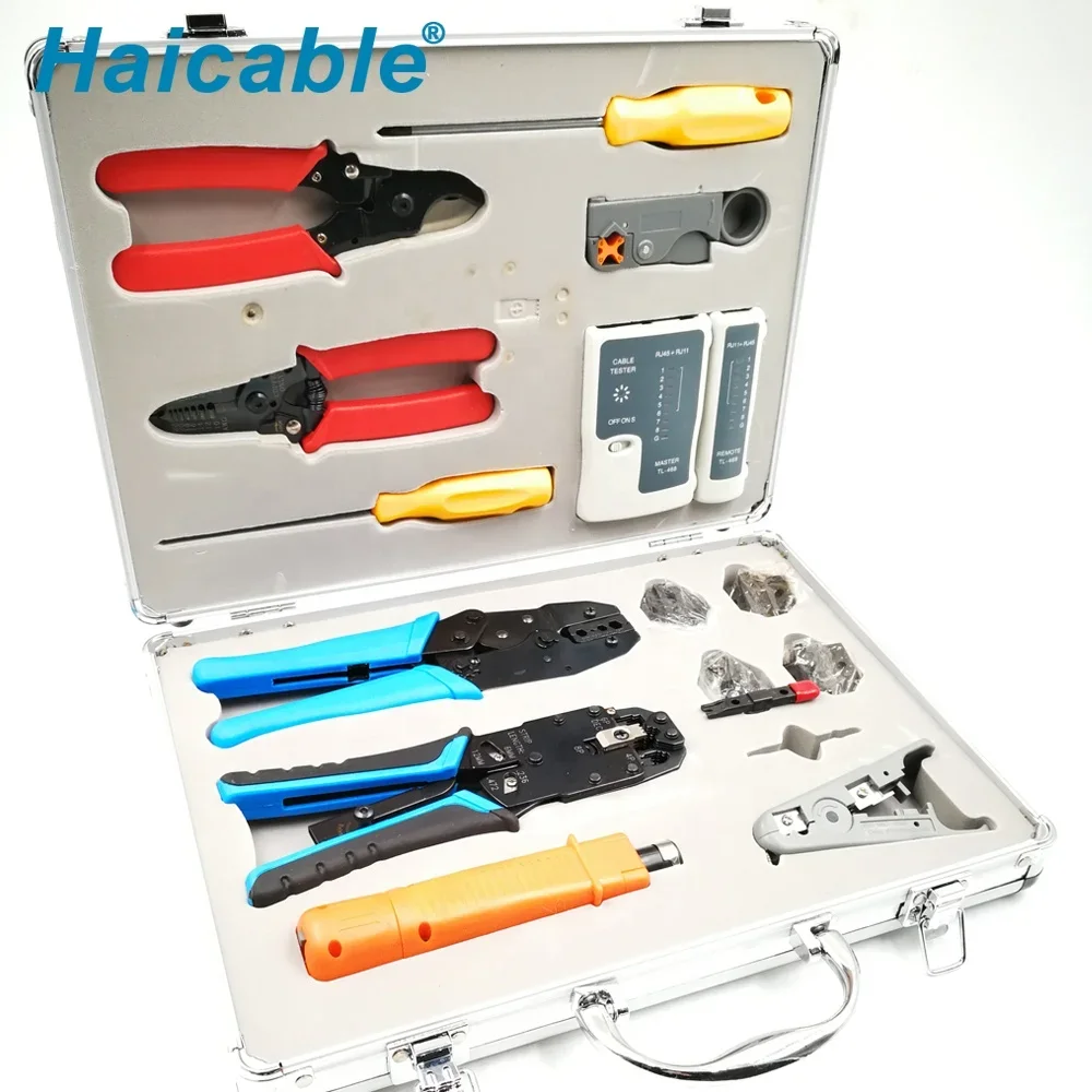 

Network Hand Tools Kits TL-K4015 Daily Used for Cable Installation and Tester