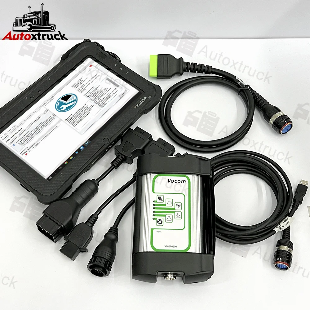 Heavy truck For vocom1 88890300 2.8.150 truck diagnostic tool XPlore tablet For Mack Vocom 1 interface programming tool