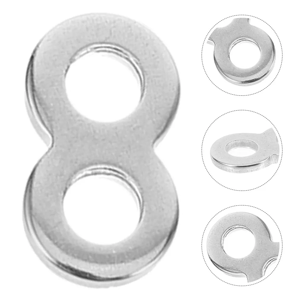 Furniture Corner Brackets Halloween Christmas Figure Eight Connector Stainless Steel Connectors Stainless Steel Hardware 25Pcs