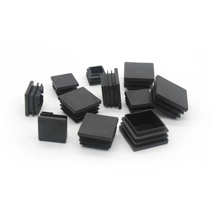 Square Pipe Plug13-120Black Insert Plugs Pipe Tube Cap Blanking End Caps Rectangular Furniture Tables Chairs Foot Pads Protector image 4