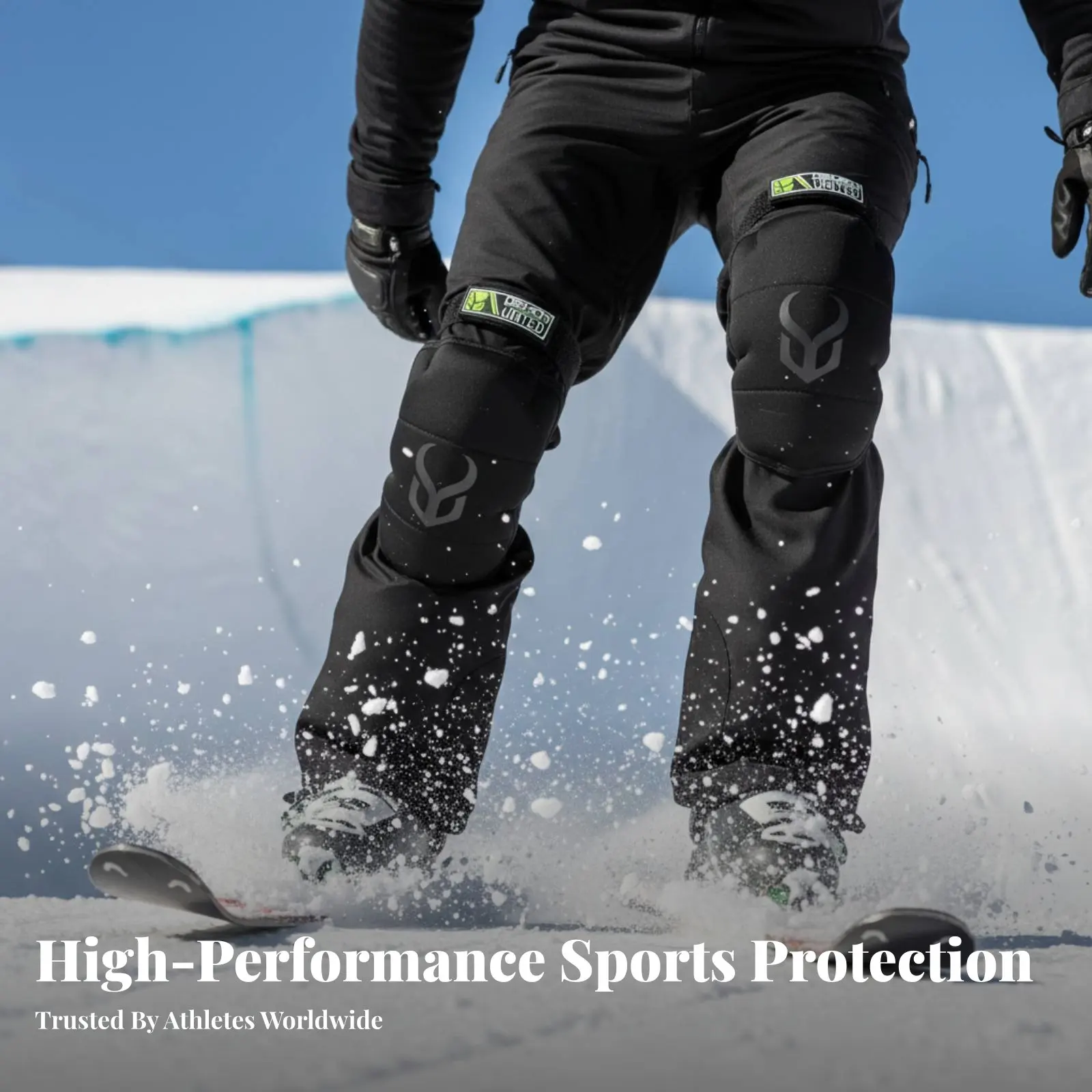 

RF Knee Guard, D3O 4th Gen, Ski Knee Protector, 2023/2024, Outdoor Sports Protective Gear